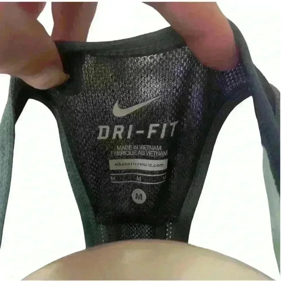 Nike Dri-FIT Mint Green  Running Tank Top - Picture 3 of 5